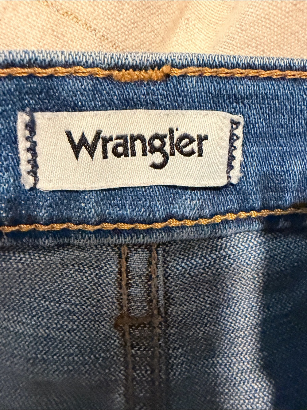 Wrangler Blue Denim Jean Shorts - Picture 3 of 4